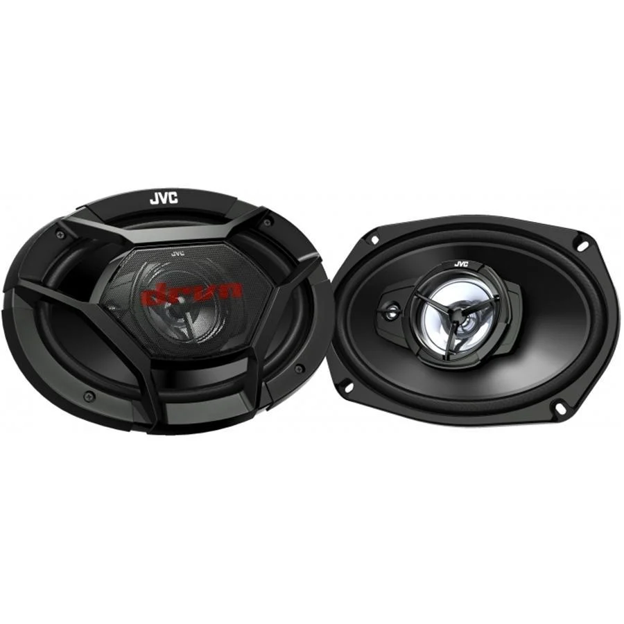 JVC CS-DR6931 6 x 9" Haut-Parleurs Stéréo Coaxiaux 3 Voies 500W, Pour Voiture, Noir