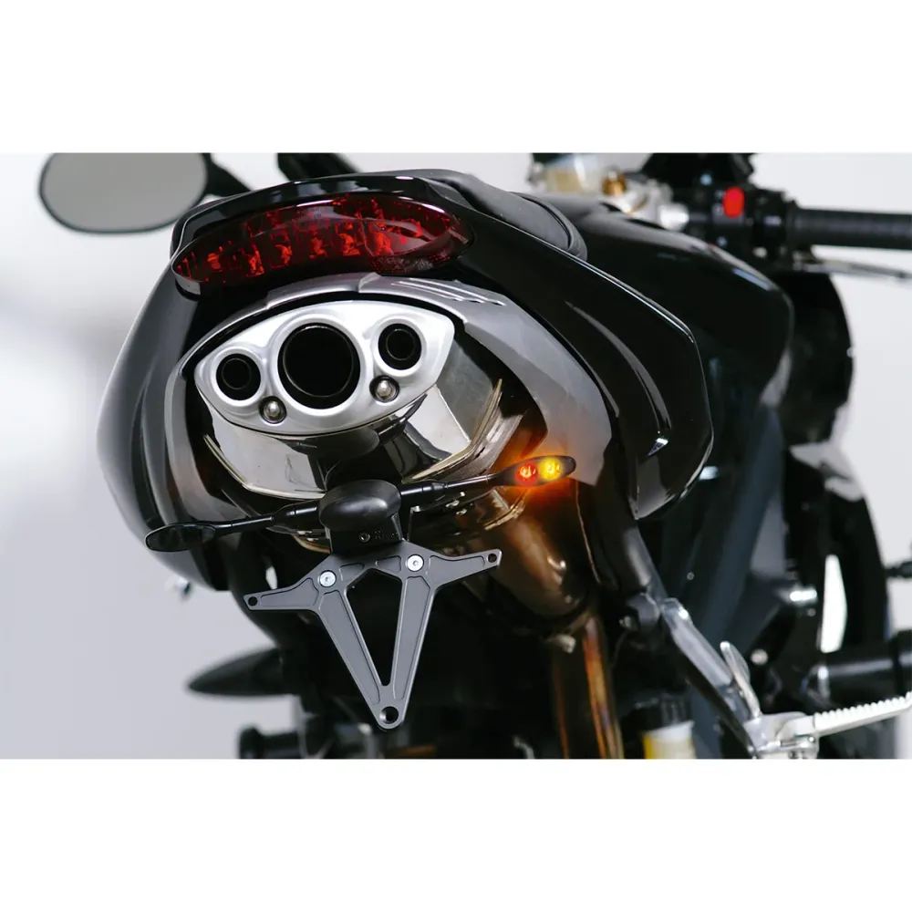 Kellermann Micro 1000 DF 3 en 1 Mini LED Moto Feu arrière / Clignotant Noir