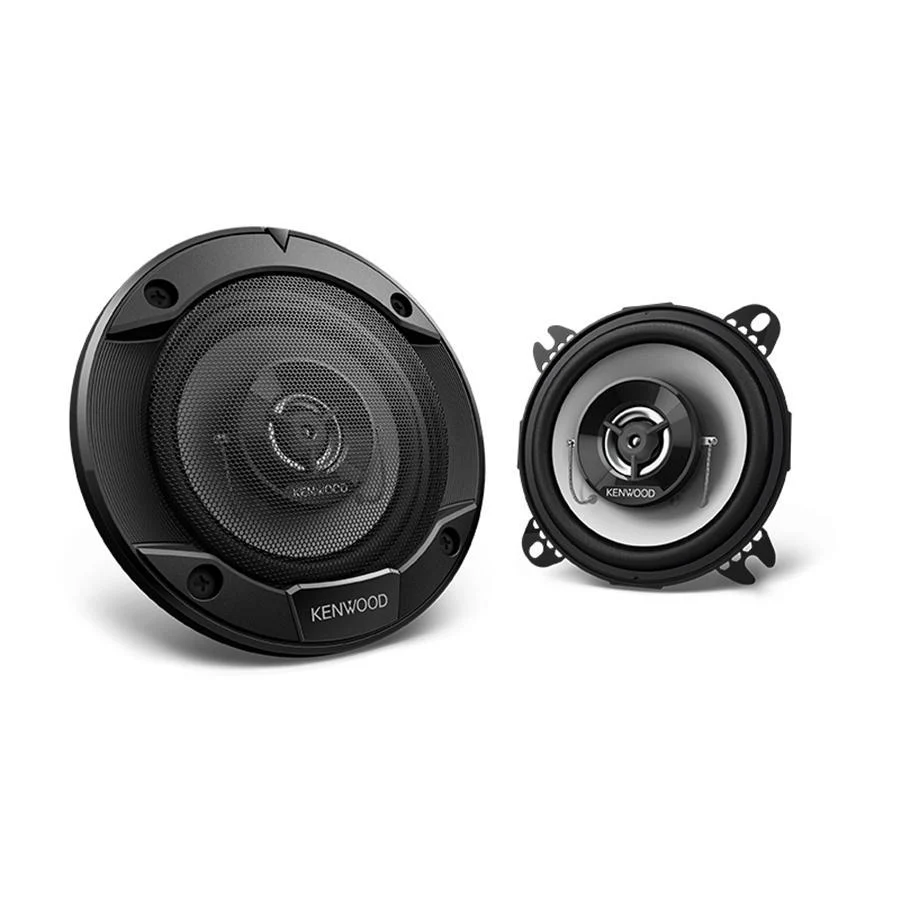 Kenwood KFC-1066S Haut-Parleur Coaxial Série Sport 210W de 4 ", Pour Voiture, Noir
