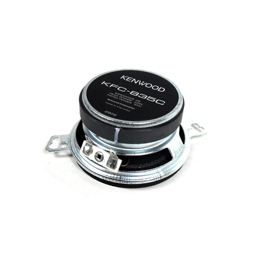 Kenwood KFC-835C Haut-Parleurs à Cône Double, de la Série Sports 3,5 po, Pour Voiture, Noir