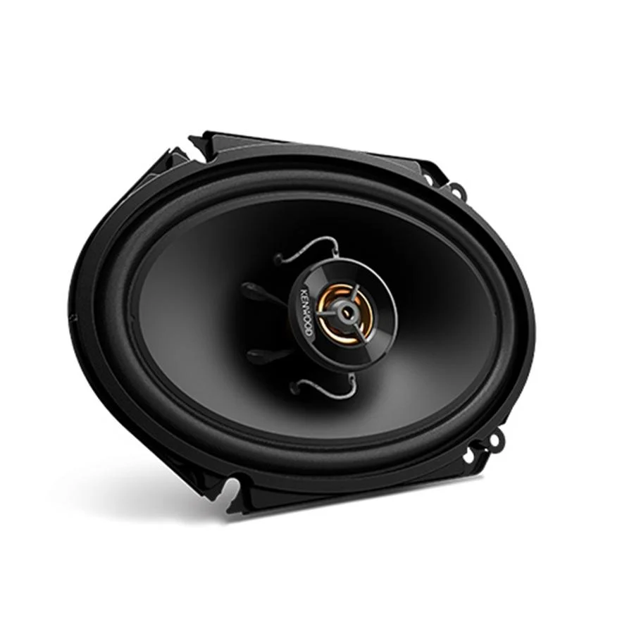 Kenwood KFC-C6866S 6 x 8" Haut-parleur Coaxial 2 Voies Série Sport 250 W, Pour la Voiture, Noir