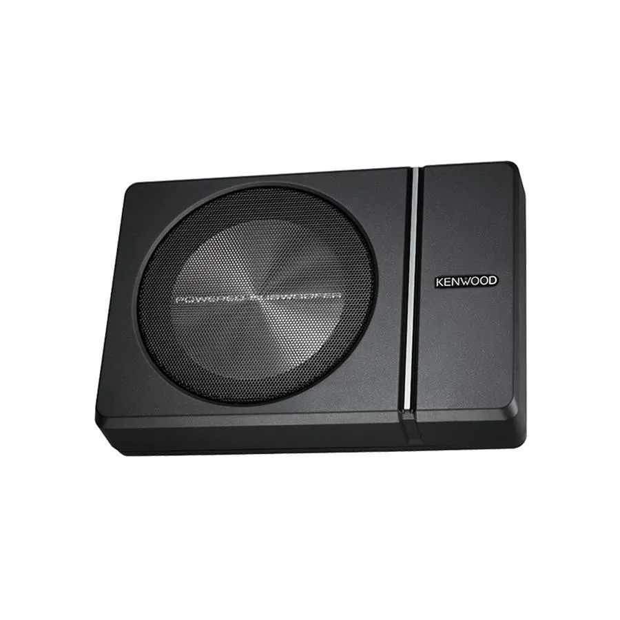 Kenwood KSC-PSW8 Boîtier de Subwoofer à Alimentation 8 po, Pour Voiture, Noir
