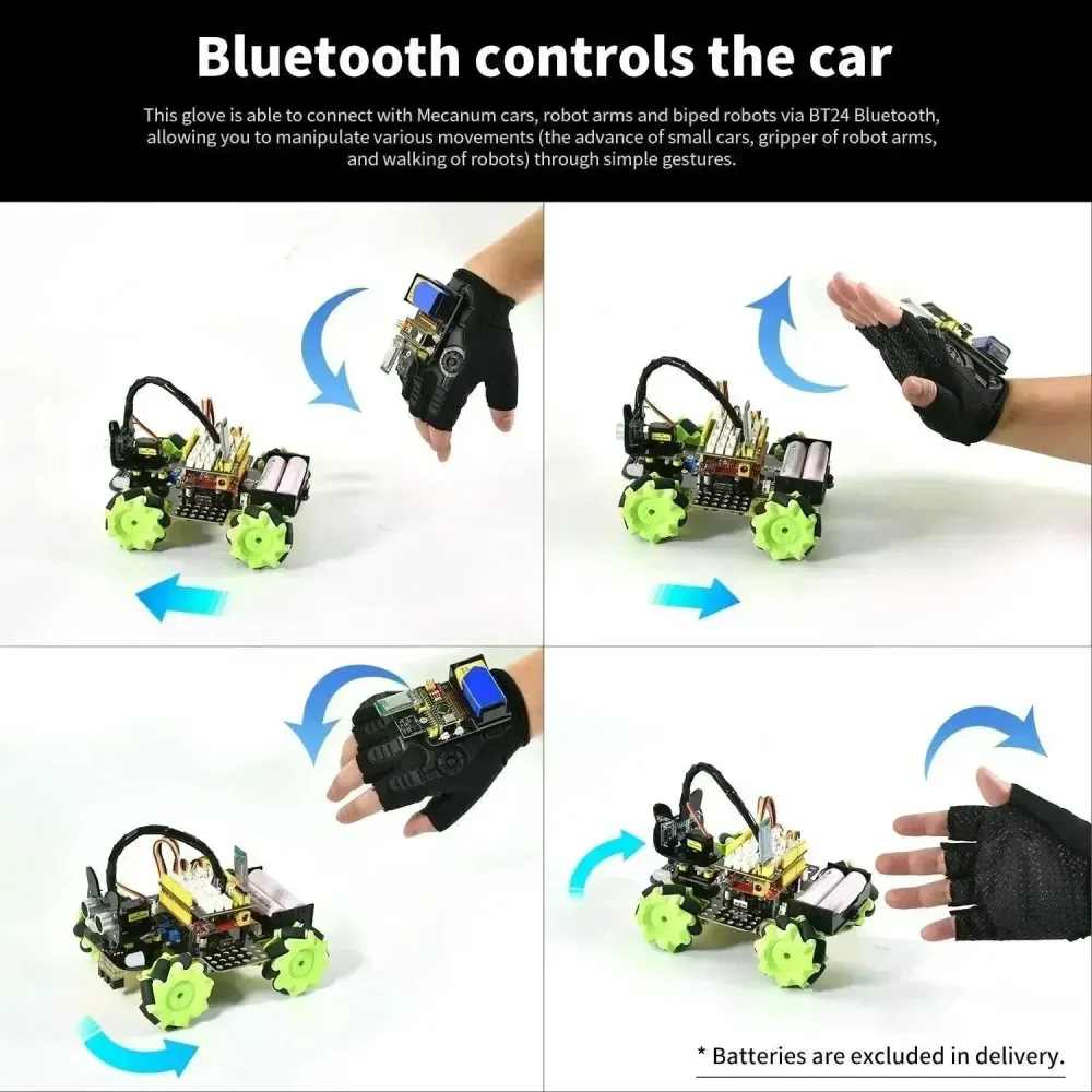 Gant de détection de mouvement KeyeStudio Contrôle nano gestuel Voiture intelligente