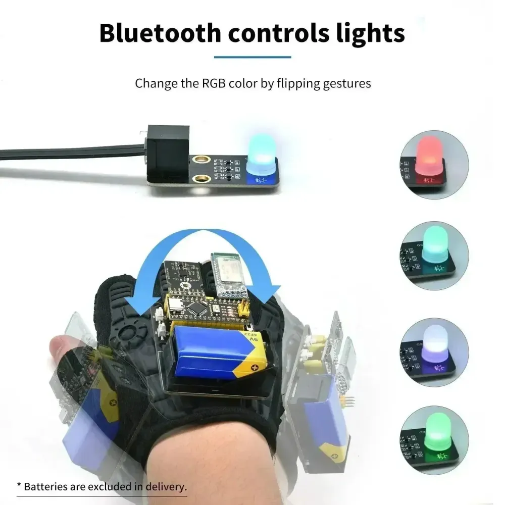 Gant de détection de mouvement KeyeStudio Contrôle nano gestuel Voiture intelligente