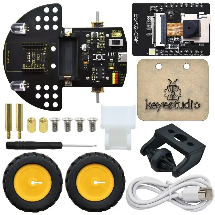 Kit Robot Voiture Intelligente Vision KeyeStudio ESP32-CAM Arduino