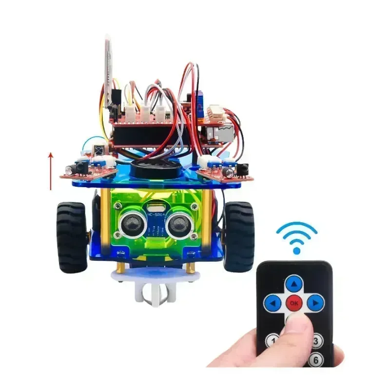 Kit de voiture robot intelligente Bluetooth Mini de bureau KeyeStudio V3.0