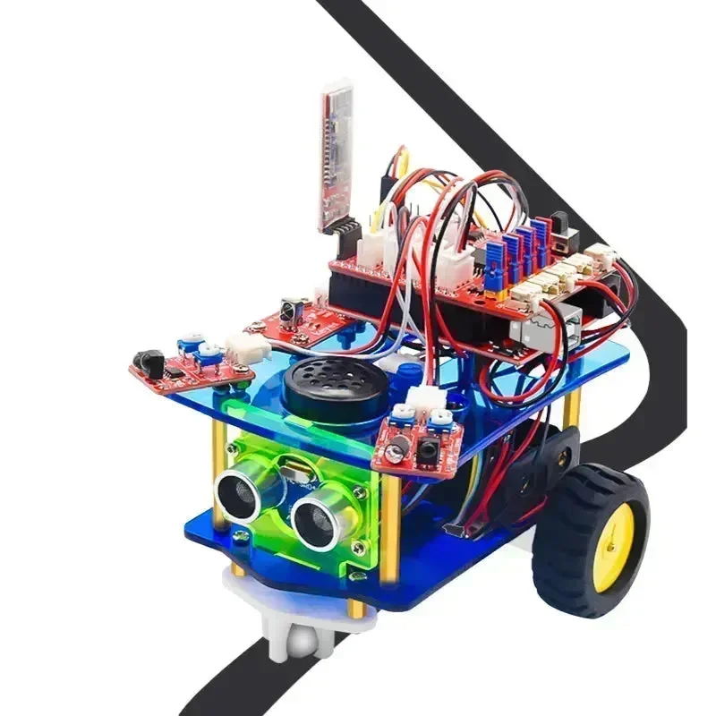 Kit de voiture robot intelligente Bluetooth Mini de bureau KeyeStudio V3.0
