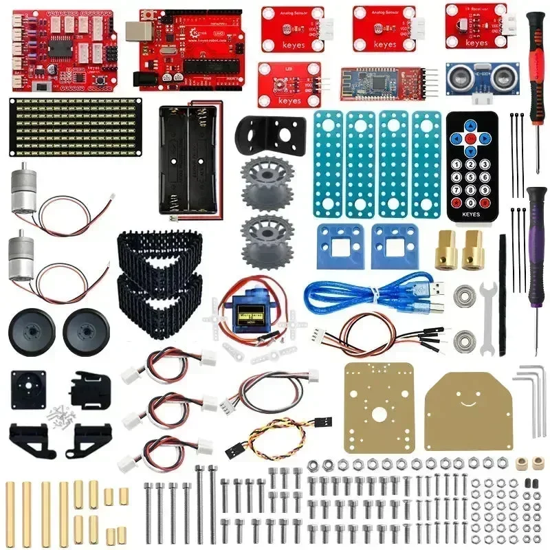 Kit de voiture robot intelligente KeyeStudio DIY Mini Tank V2.0