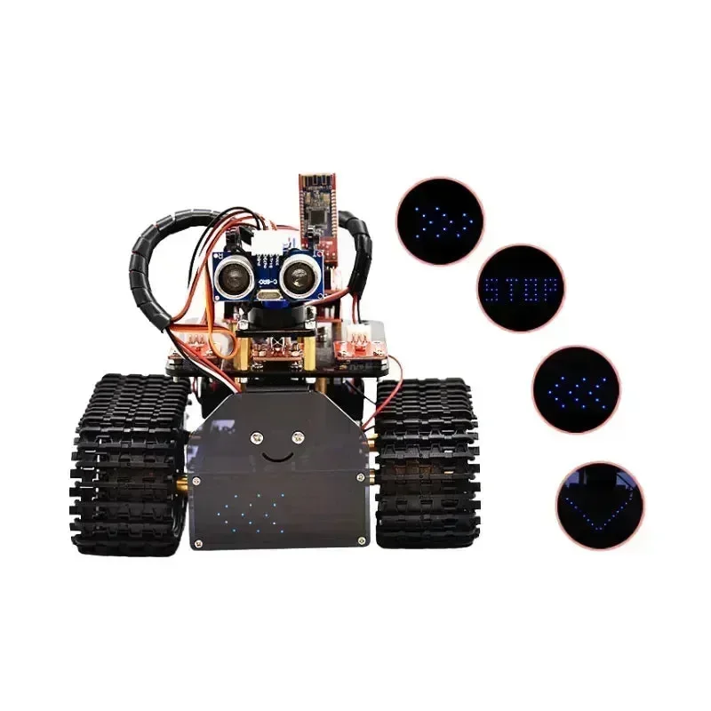Kit de voiture robot intelligente KeyeStudio DIY Mini Tank V2.0
