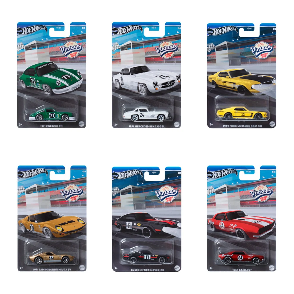 Hot Wheels Voiture de Course Vintage 3 Ans+ VRT KID