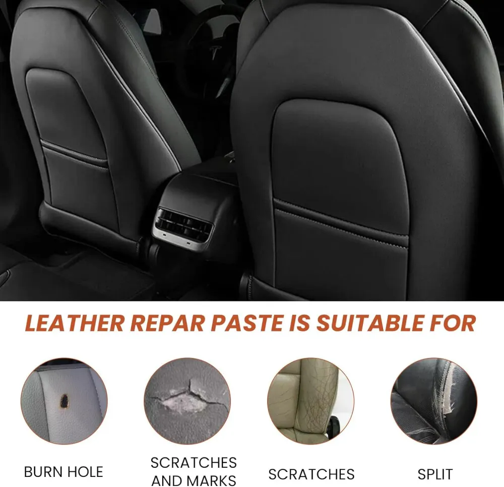 Baume nettoyant CUIR - Rénovateur siège voiture - 500ML KING
