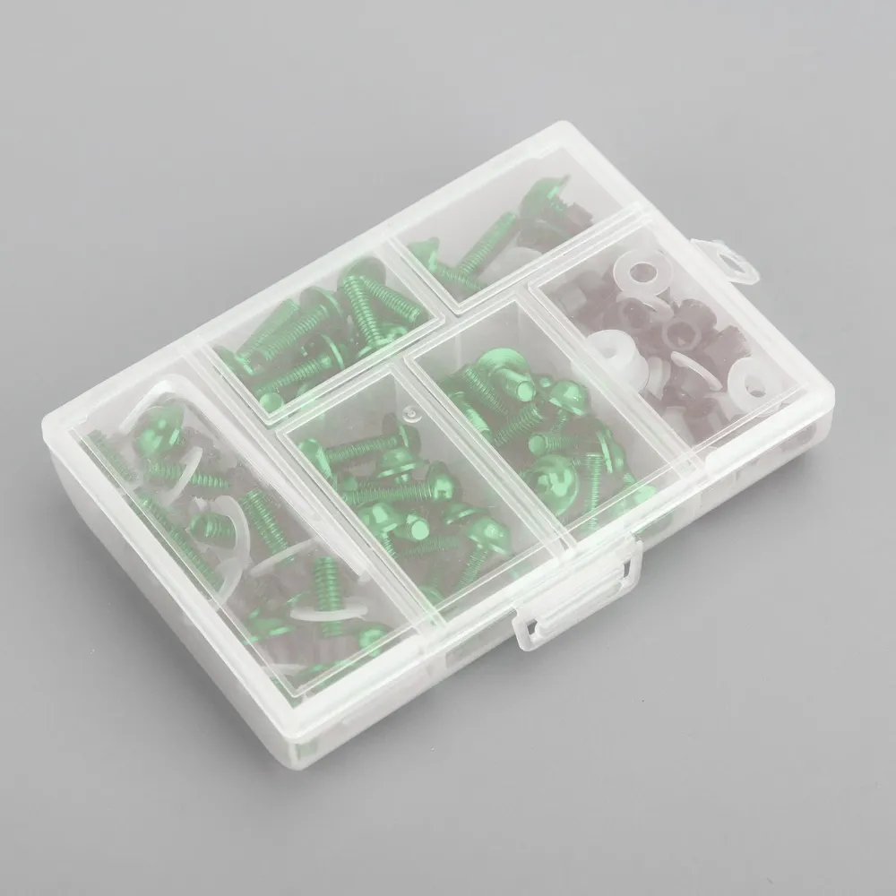 Kit de boulons à vis à Clip de fixation 158x, carénage de pare-brise de moto de sport, vert générique