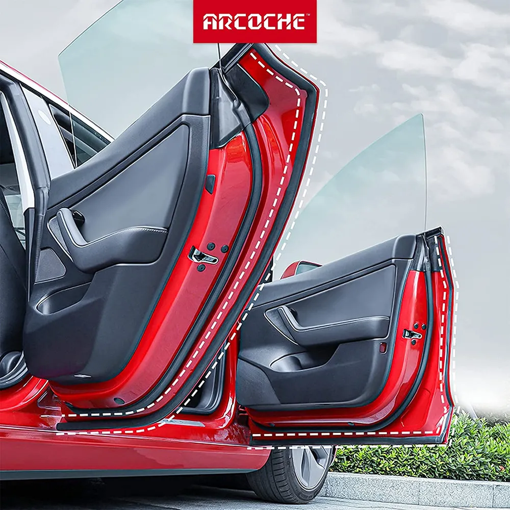 Kit de joint de porte de voiture et kit de réduction du bruit de fenêtre bande insonorisée pour 2017-2025 Modèle 3/Y/Modèl...