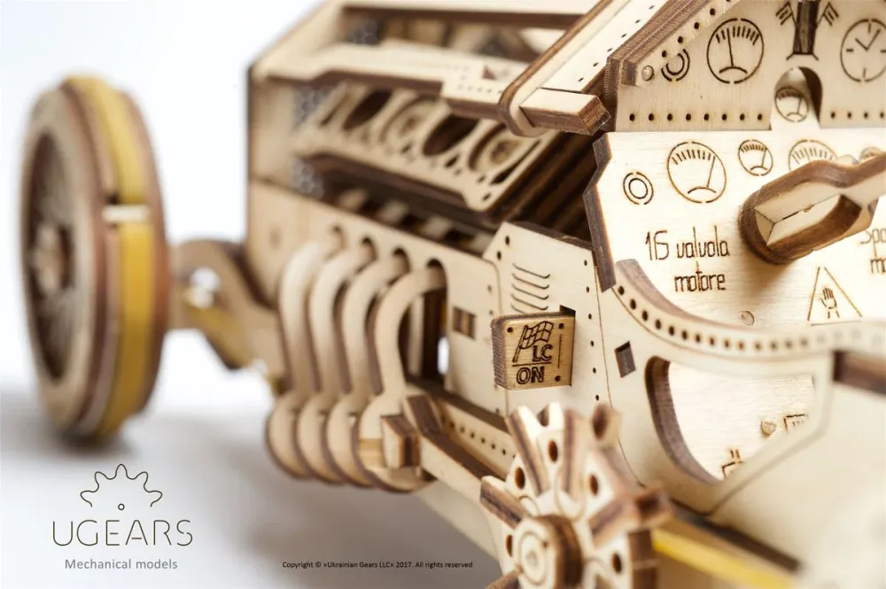 Kit maquette à construire Ugears Voiture de course U9