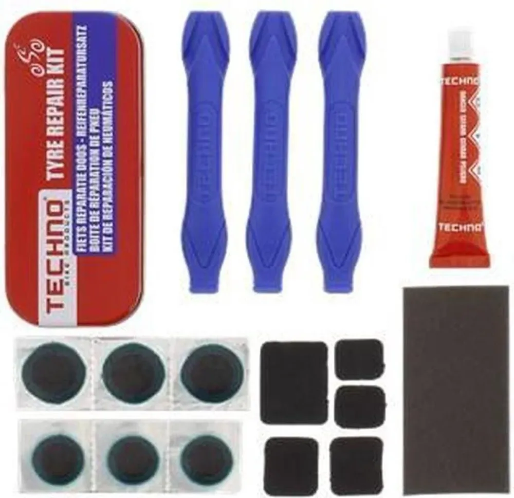 Kit de réparation de pneus - Patchs - Kit de réparation de pneus de voiture - Voiture - Vélo - Meilleur kit de réparation...
