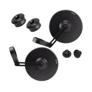 Kit de rétroviseurs d’extrémité de guidon Slim avec adaptateurs pour Moto Guzzi V7 et V9