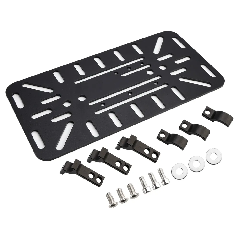 Kit de support de montage de sacoche latérale symétrique universelle noir pour moto