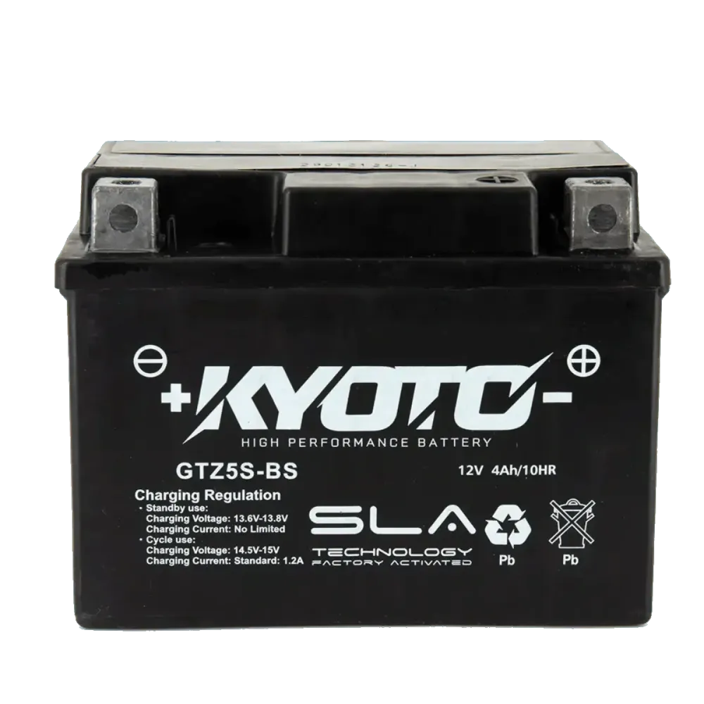 Batterie Moto KYOTO GTZ5S-BS 12V AGM – Sans Entretien Prête à l'Emploi