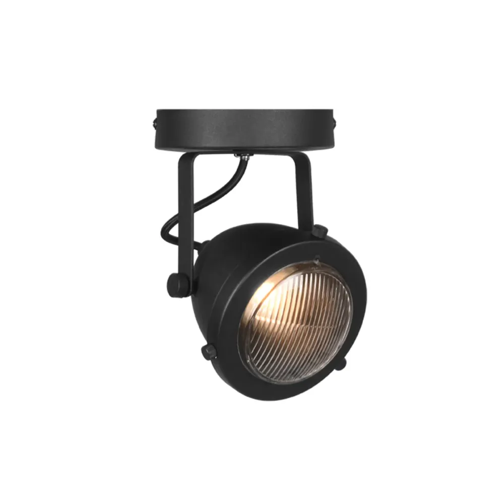 LABEL51 Spot Moto LED - Noir - Métal - 1 Lumière