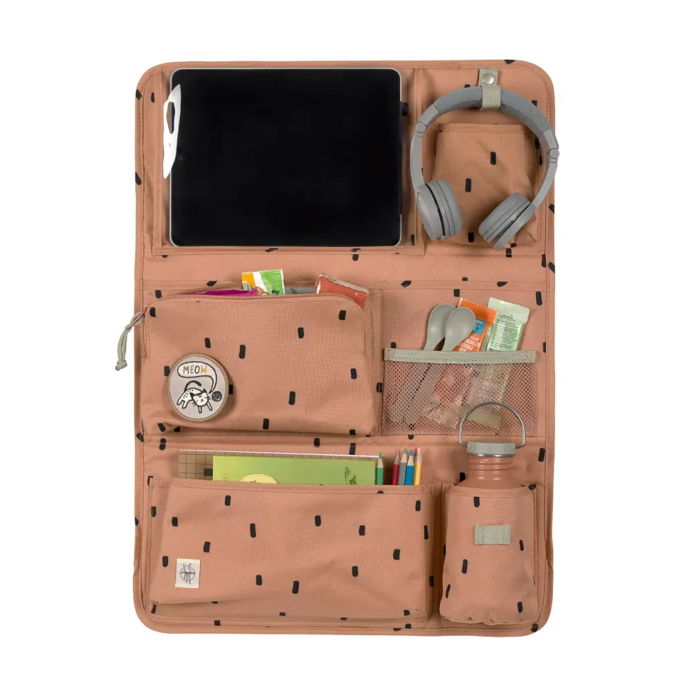Lassig organisateur voiture happy prints caramel 1204004354