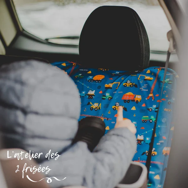 Protège-Sièges De Voiture Imperméable Évolutif Camions L’atelier des 2 frisées