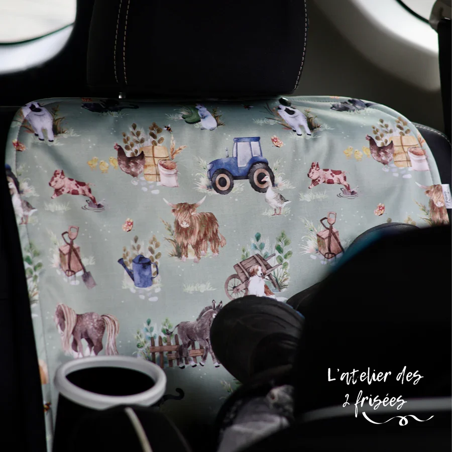 Protège-Sièges De Voiture Imperméable Évolutif Ferme L’atelier des 2 frisées