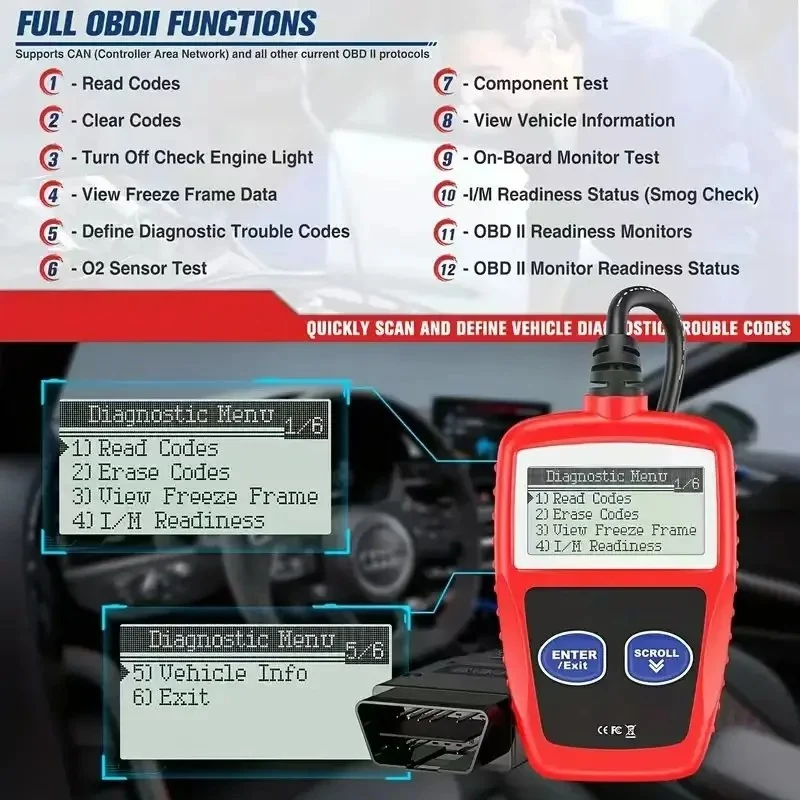 Lecteur de codes d'erreur de voiture (Chad)