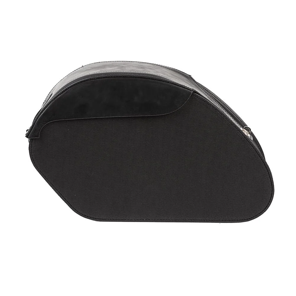 Ledrie Ensemble de sacoches rigides renforcées en cuir pour moto, 36 L