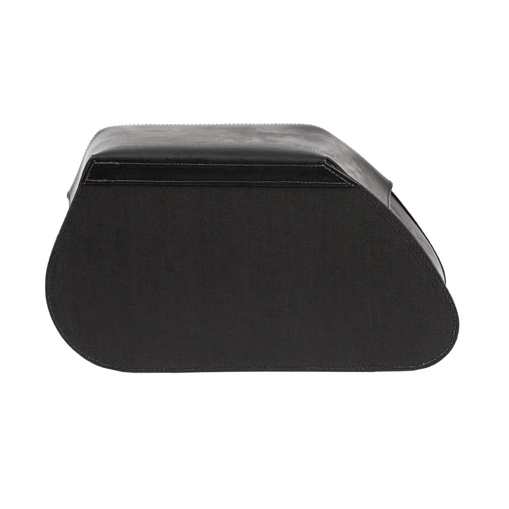 Ledrie Ensemble de sacoches rigides renforcées en cuir pour moto, 40 L