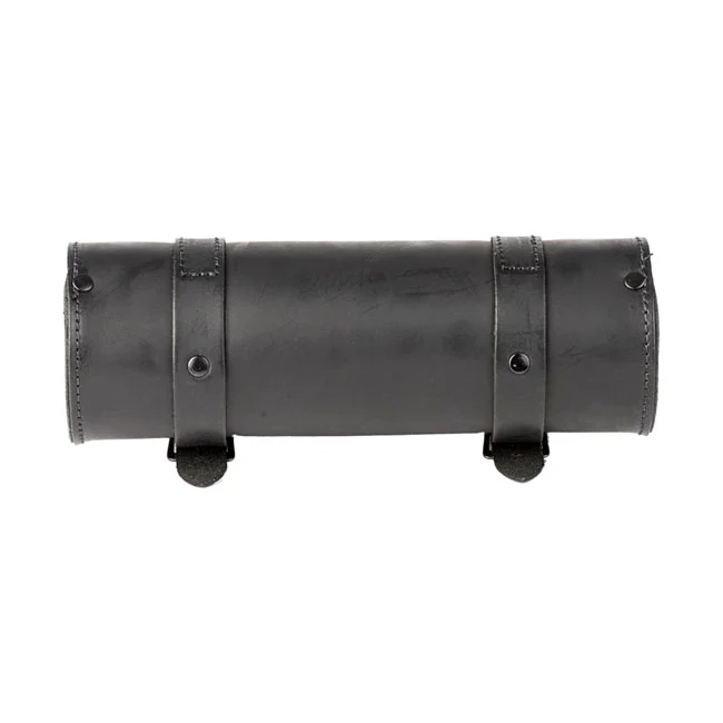 Ledrie Sac à outils rond en cuir pour moto