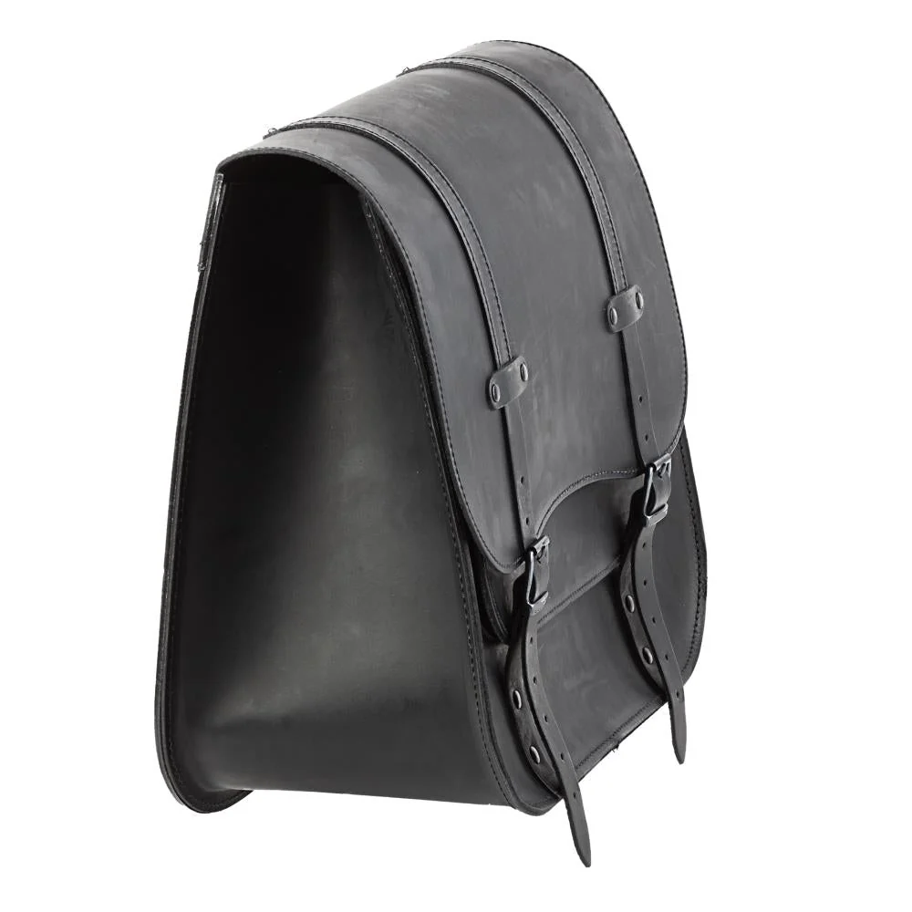 Ledrie Sacoche de moto classique en cuir 30 L