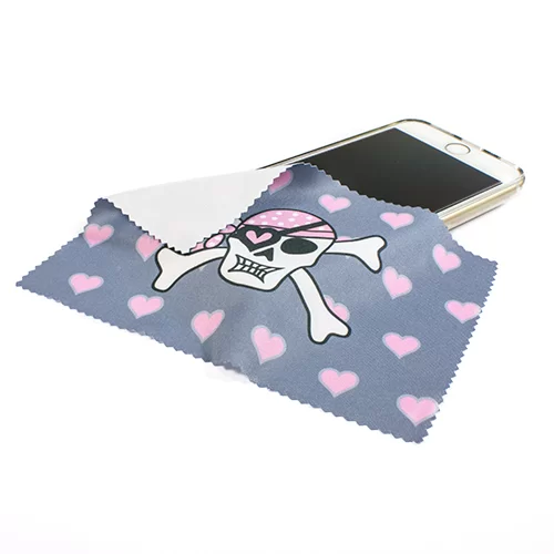 Lingette microfibre pour écran et lunette "Moto"