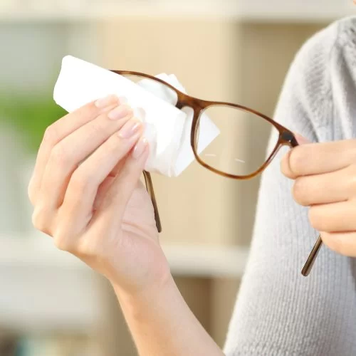 Lingette microfibre pour écran et lunette "Moto"