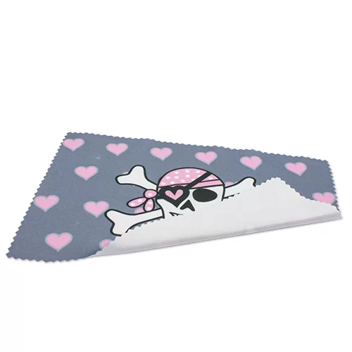 Lingette microfibre pour écran et lunette "Moto"