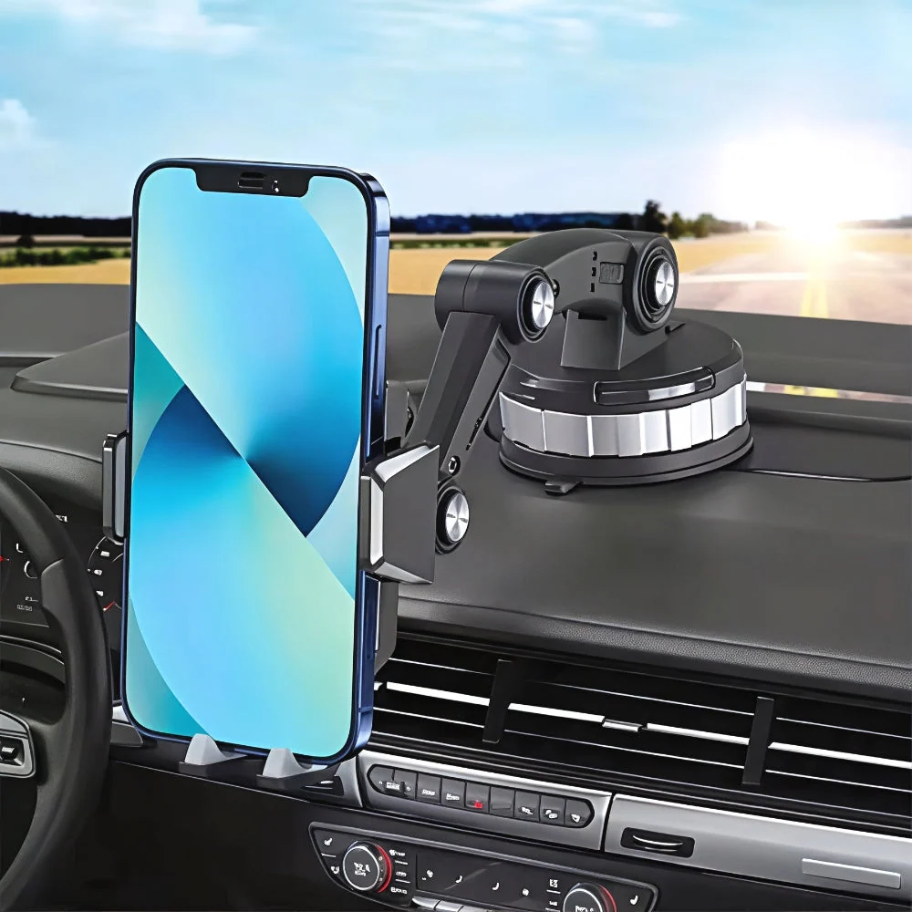 Support de téléphone pour tableau de bord de voiture à ventouse, support réglable. Linvora