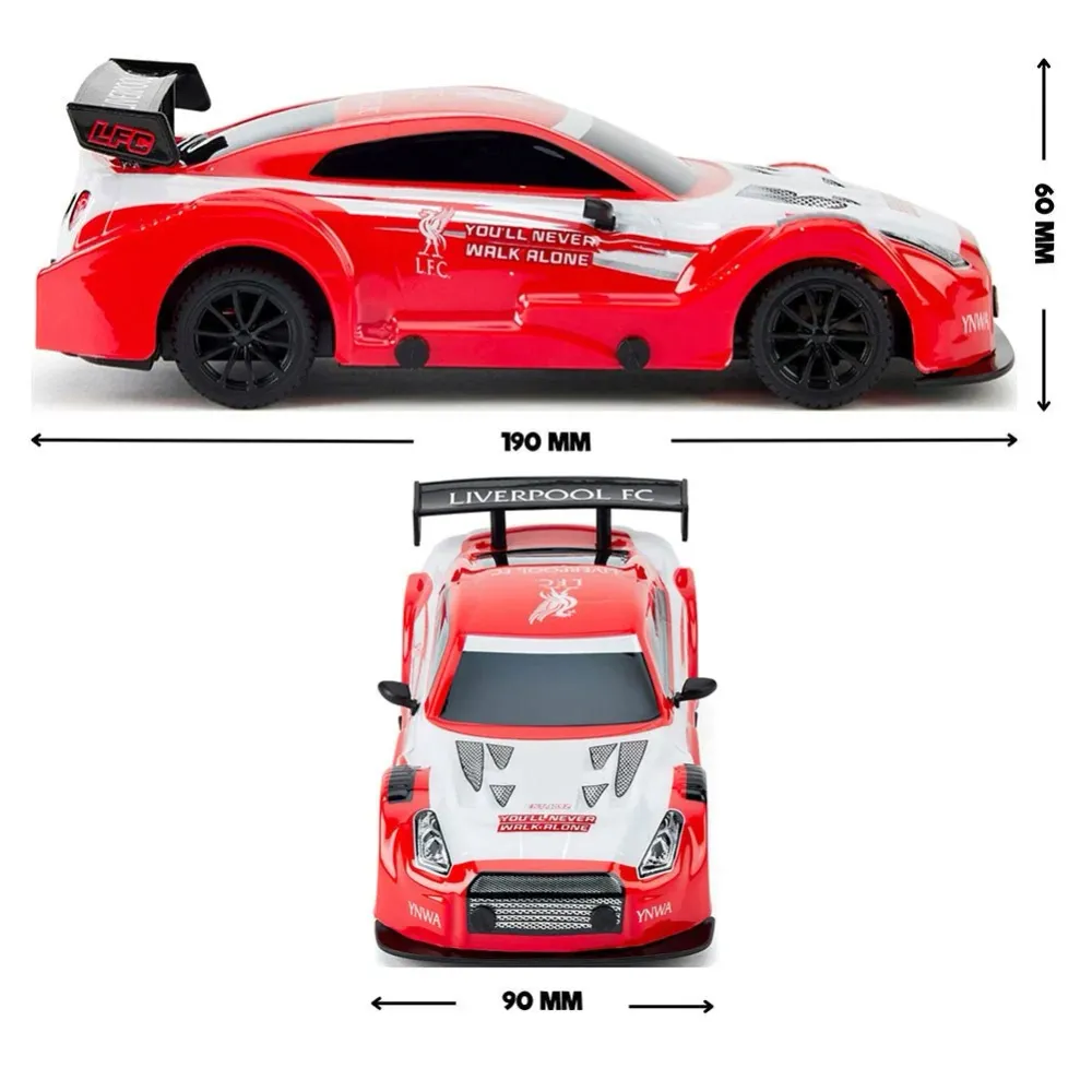 Liverpool FC Voiture de sport radiocommandée à l'échelle 1/24