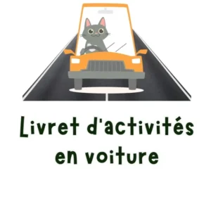 Le livret d'activités en voiture