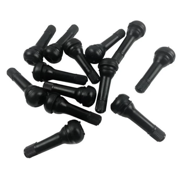 TD® Lot de 100 Pièces de valves de pneus/ Pneus TR414 en caoutchouc Vannes de voiture de pneus en caoutchouc Vannes Rim XF...