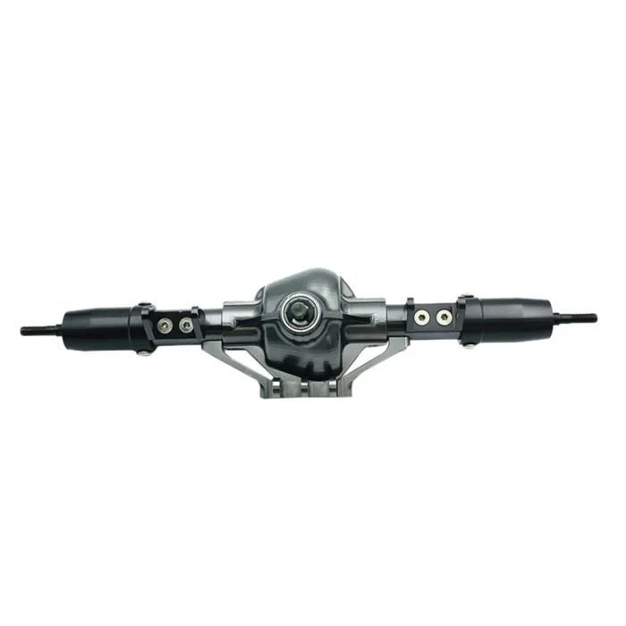 TD® Lot de 2 Pièce détachée Voiture 1-10 RC Accessoire alliage avant et arrière essieu pour axial SCX10 D90 cr772 axe de c...