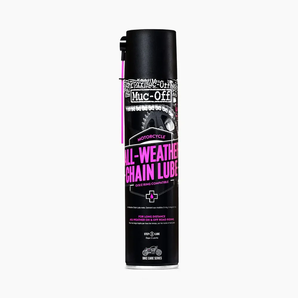 LUBRIFIANT POUR CHAÎNE DE MOTO TOUTES SAISONS MUC-OFF | 400ML-637
