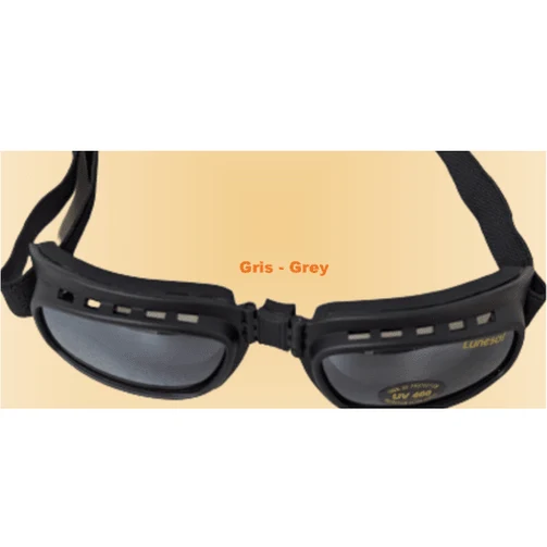 Lunesol 7721 Flex Apex - Lunette de Moto avec Élastique Teinte