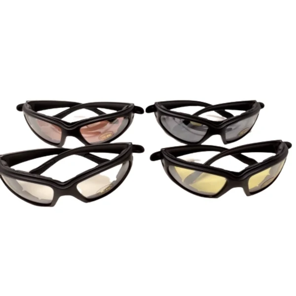 Lunesol 98101 Armour - Lunette de Moto Polarisée Claire