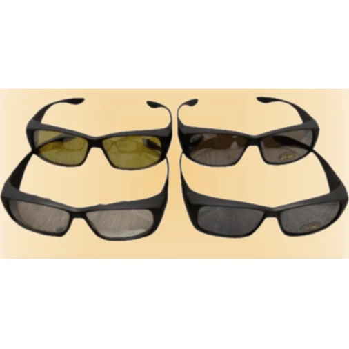 Lunesol JD-10 Clip Over - Lunette de Moto Clair