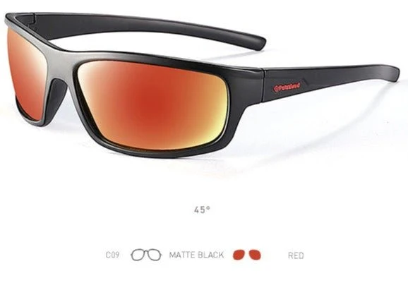 Lunette moto Harley - Polarisé Rouge