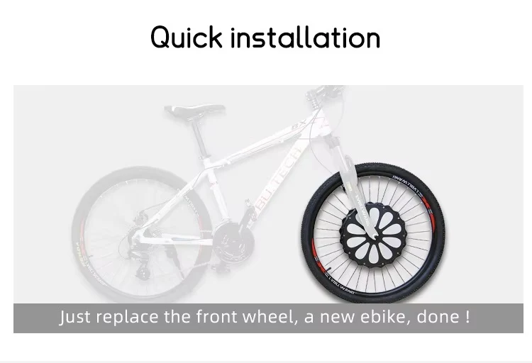 Kit de conversion pour vélo électrique LVBU série KX