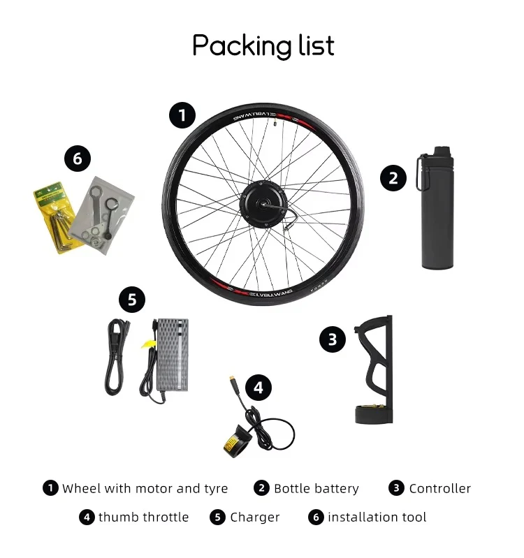 Kit de conversion pour vélo électrique LVBU KF