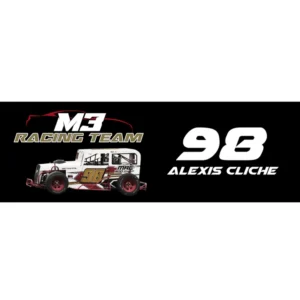 Bumper stickers voiture Alexis Cliche #98 M3Racing