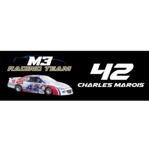 Bumper stickers voiture Charles Marois #42 M3Racing