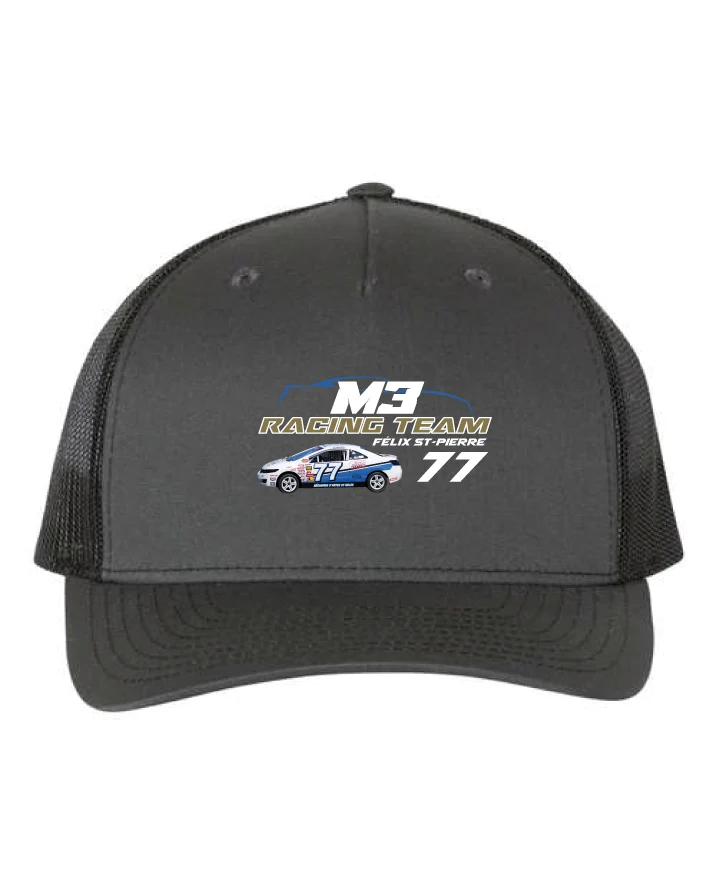 Casquette Charbon Voiture Félix St-Pierre #77 M3Racing