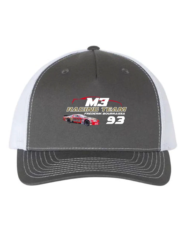 Casquette Charbon Voiture Frédérik Bourrassa #93 M3Racing